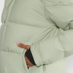 Aritzia Cloud Puff Silver Sage Green